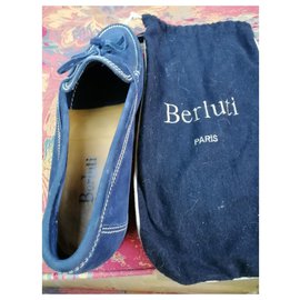 Berluti-berluti, Beautiful loafers BERLUTI-Blue