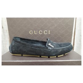 Gucci-mocasines suaves tamaño Gucci 36,5-Negro