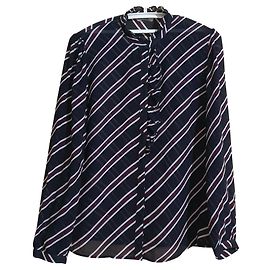 Camisa Baum und Pferdgarten de seda e viscose Multicor