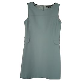 Tara Jarmon Kleid hellblau aus Polyester Größe 38 Hellblau