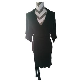 Jc De Castelbajac Pulloverkleid Schwarz