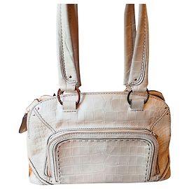 Superbe sac Lancel Mademoiselle Adjani Beige