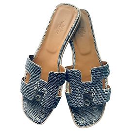 Hermès Oran Lizard Ombre Grey