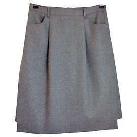 Acne Grey wool skirt Grey