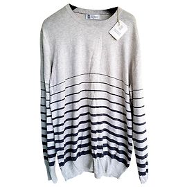 Suéter Brunello Cucinelli Gris de Algodón Hombre Gris