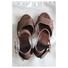 Autre Marque-Sandals-Beige,Light brown