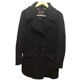 Barbour Abrigo de doble botonadura Negro