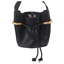 Borsa a secchiello Chloé Emma in pelle nera Nero