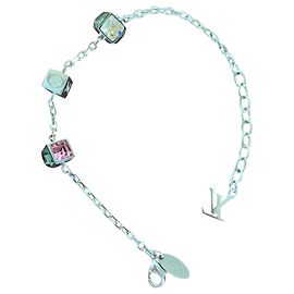 Pulseira Louis Vuitton de prata e cristal Prata