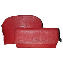 Longchamp-Clutch bags-Red