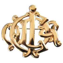 Christian Dior monogramme Doré