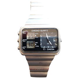 Omega Relógios de quartzo Cinza