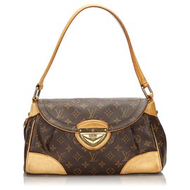 Louis Vuitton-Monogramm-Beverly Millimeter Louis Vuittons Brown-Braun