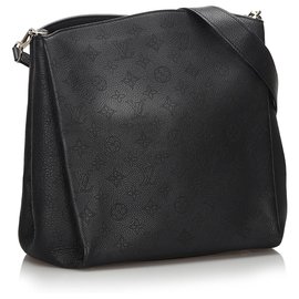 Louis Vuitton-Louis Vuitton Black Mahina Babylone PM-Black