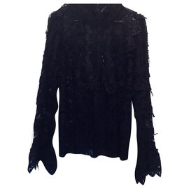 Anna Sui-Tops-Black