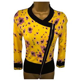 Karen Millen Tricots Noir Violet Jaune