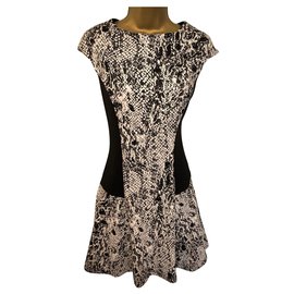 Ted Baker Vestidos Negro Blanco