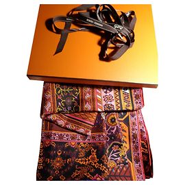 Hermès Hermes, TAPIS PERSANS 140*140 cm Roxo