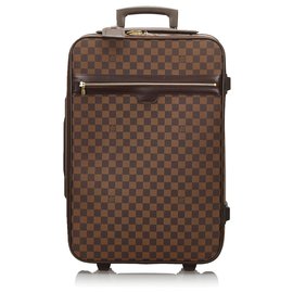 Louis Vuitton-Louis Vuitton Brown Damier Ebene Pegase 60-Brown