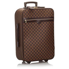 Louis Vuitton-Louis Vuitton Brown Damier Ebene Pegase 60-Brown