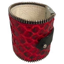 Autre Marque Pulsera HOUSE CLAUSE de pitón rojo Roja