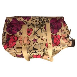 Coach Saco da noite de Holdall da papoila dos grafite. Multicor