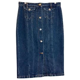Acne Jeans-Bleistiftrock Blau
