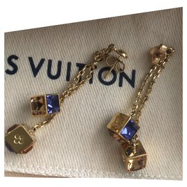 LOUIS VUITTON earring M61088 Hoop Earring Essential V Gold Plated gold  Women Used