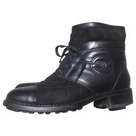 Chanel Ankle Boots Black