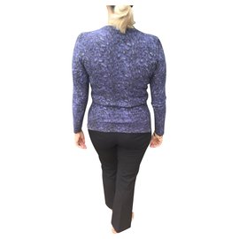 Zadig & Voltaire-Knitwear-Black,Leopard print,Navy blue