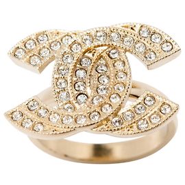 Chanel GOLDEN CC RHINESTONE T50/51 Doré