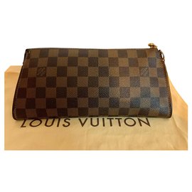 Louis Vuitton-Sophie (Eva) Embreagem em Damier Ebene-Marrom