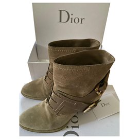 Dior-Dior Amazone booties-Taupe