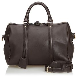 Louis Vuitton Couro de bezerro marrom Sofia Coppola PM Marrom