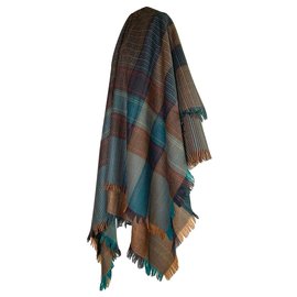 Cacharel-Grand foulard en tartan-Multicolore