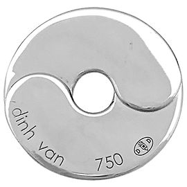 Dinh Van motif "lined-sense" pattern in white gold, diamants. Other