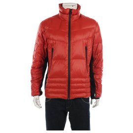 Michael Kors Jacket Black and Orange Polyester M Black Orange