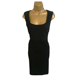 Jigsaw Vestidos Negro