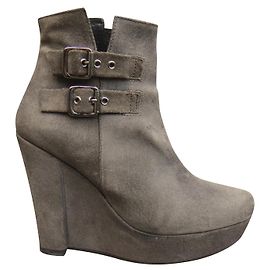 Botas de cunha The Kooples p 37 Taupe