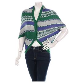 Cardigan Bcbg Max Azria de seda e algodão XS S Multicor