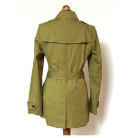 Burberry Brit-Trench coats-Olive green