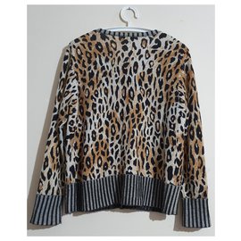 Autre Marque-Knitwear-Multiple colors,Leopard print