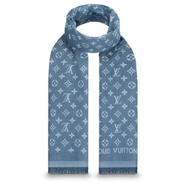 Lenço Louis Vuitton Azul