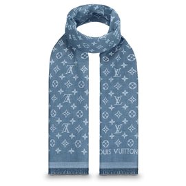 Louis Vuitton-Louis Vuitton Sciarpa-Blu