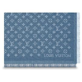 Louis Vuitton-Lenço Louis Vuitton-Azul