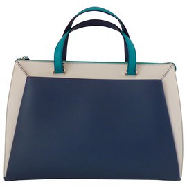 Lancel Bolsas Branco Turquesa Azul escuro