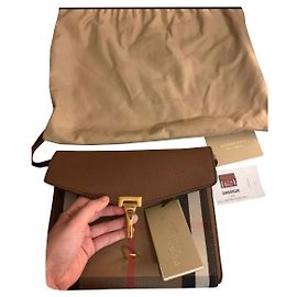 Burberry Brown Exotic Leather Purse Brown