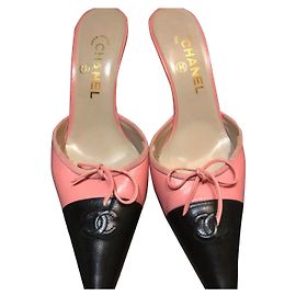Chanel tamancos Rosa