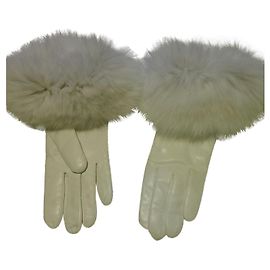 Autre Marque Alexandra Bartlett gloves Blanc cassé