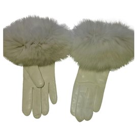 Autre Marque-Alexandra Bartlett gloves-Blanc cassé